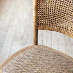 Graham and Green Rattan Kitchen Stool - thumbnail 4
