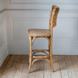 Graham and Green Rattan Kitchen Stool - thumbnail 3