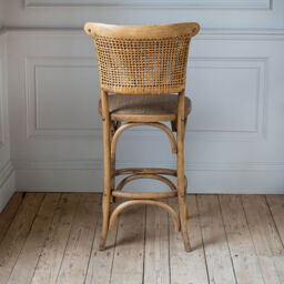 Graham and Green Rattan Kitchen Stool - thumbnail 2