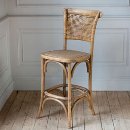 Graham and Green Rattan Kitchen Stool - thumbnail 1