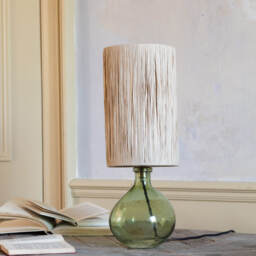 Graham and Green Lennox Light Green Table Lamp with Shade - thumbnail 1