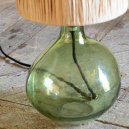 Graham and Green Lennox Light Green Table Lamp with Shade - thumbnail 3