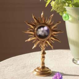 Graham and Green Golden Sun Table Mirror