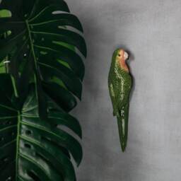 Graham and Green Green Parrot Wall Ornament