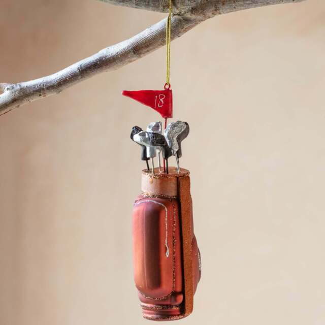 Graham and Green Golf Club Christmas Tree Decoration
