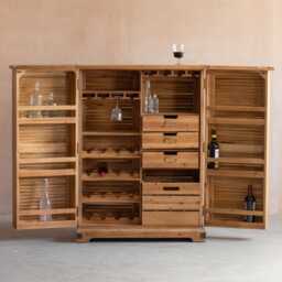 Graham and Green Charlton Fold-Out Bar Cabinet