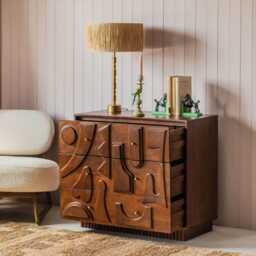 Graham and Green Jesse Three Drawer Chest of Drawers - thumbnail 4