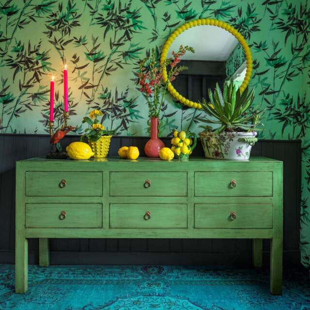 Graham and Green Leshan Jade Six Drawer Sideboard - image 1