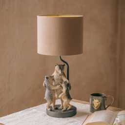 Graham and Green Bear Family Table Lamp with Shade - thumbnail 2