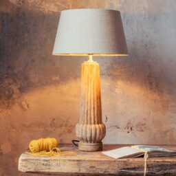 Graham and Green Melrose Wooden Table Lamp