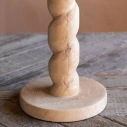 Graham and Green Twisted Natural Wood Table Lamp - thumbnail 4