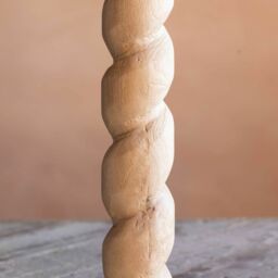 Graham and Green Twisted Natural Wood Table Lamp - thumbnail 3