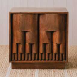 Graham and Green Benjamin Two Door Bedside Table - thumbnail 3