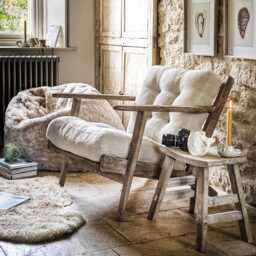 Graham and Green Dylan Natural Linen Armchair