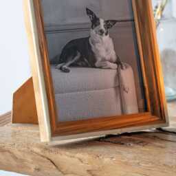 Graham and Green Sagwaan Wood and Bone Photo Frame - 2 x 3 inch - thumbnail 4