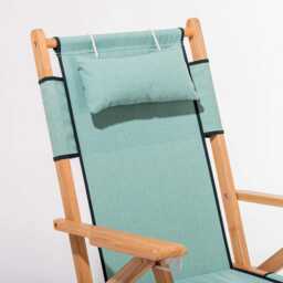 Graham and Green Riviera Green Deck Chair - thumbnail 5