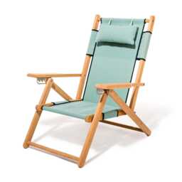 Graham and Green Riviera Green Deck Chair - thumbnail 2
