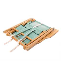 Graham and Green Riviera Green Deck Chair - thumbnail 6