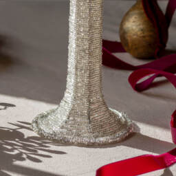 Graham and Green Glass Beaded Christmas Star Ornament - thumbnail 2