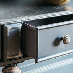 Graham and Green Ada Black Console Table - thumbnail 3