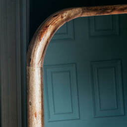 Graham and Green Walter Large Natural Wood Mirror - thumbnail 2