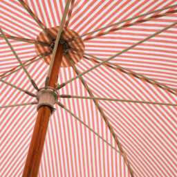 Graham and Green Salcombe Pink Stripe Parasol - thumbnail 3
