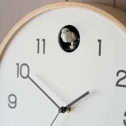 Graham and Green Round Birch and White Wall Cuckoo Clock - thumbnail 4