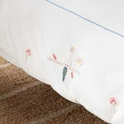 Graham and Green Bird Applique King Size Duvet Cover Set - thumbnail 5