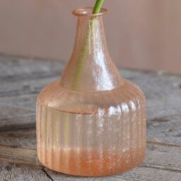 Graham and Green Peach Recycled Glass Vase - thumbnail 2