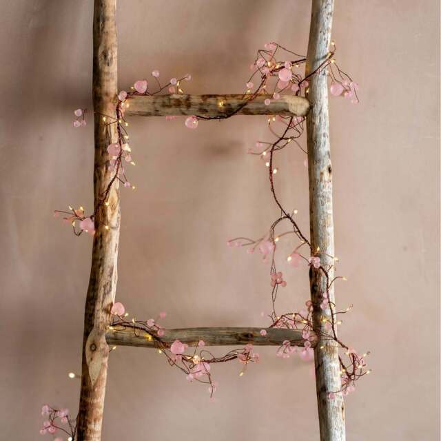 Graham and Green Pink Crystal Blossom String Lights - image 1