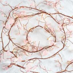 Graham and Green Pink Crystal Blossom String Lights - thumbnail 2