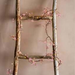 Graham and Green Pink Crystal Blossom String Lights