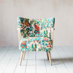 Graham and Green Lina Mexicana Print Armchair - thumbnail 2