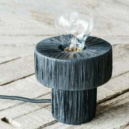 Graham and Green Raffy Black Table Lamp - thumbnail 3