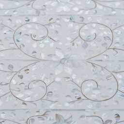 Graham and Green Maxi White Mother of Pearl Dressing Table - thumbnail 6