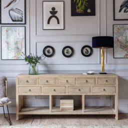 Graham and Green Leshan Nine Drawer Sideboard - thumbnail 2