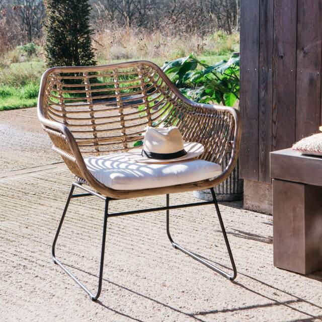 Graham and Green Croft Rattan Outdoor Chair - image 1