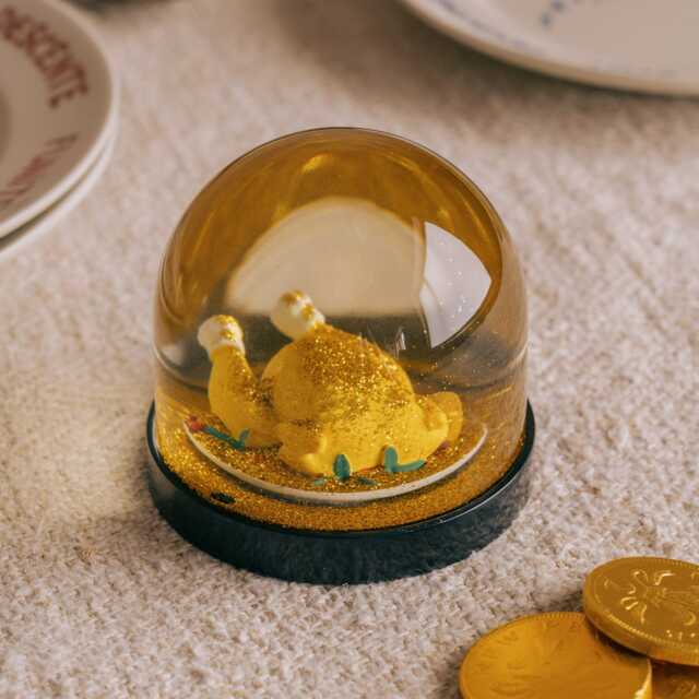 Graham and Green Turkey Snow Globe - image 1
