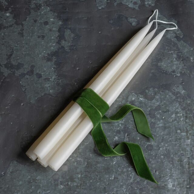 Graham and Green Set of Four Tapered Off-White Candles - image 1