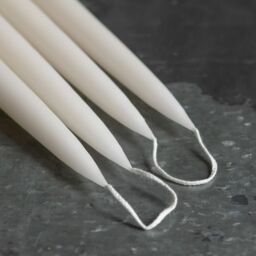 Graham and Green Set of Four Tapered Off-White Candles - thumbnail 2