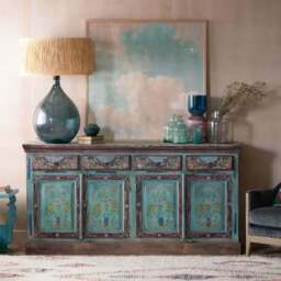 Graham and Green Tunxi Painted Sideboard - thumbnail 1