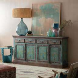 Graham and Green Tunxi Painted Sideboard - thumbnail 2