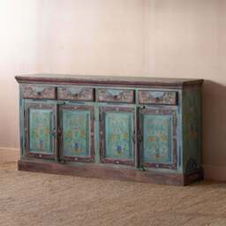 Graham and Green Tunxi Painted Sideboard - thumbnail 4
