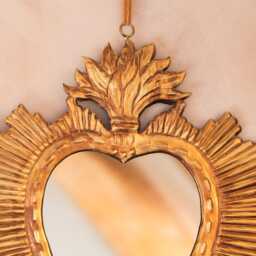 Graham and Green Heart & Star Burst Wall Mirror - thumbnail 2