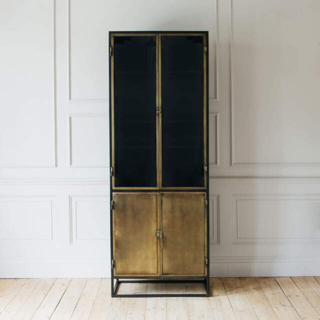 Graham and Green Dexter Double Glass Display Cabinet - image 1