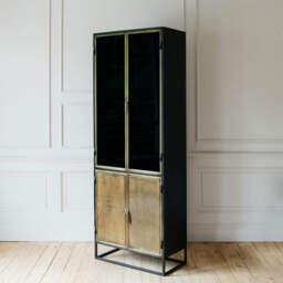 Graham and Green Dexter Double Glass Display Cabinet - thumbnail 3