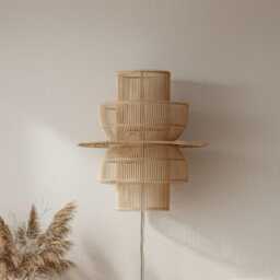Graham and Green Neptune Rattan Wall Light - thumbnail 3