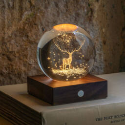 Graham and Green Jellyfish Crystal Ball Light - thumbnail 4