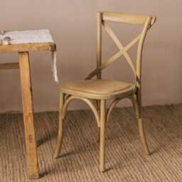 Graham and Green Winslet Cross Back Dining Chair - thumbnail 1