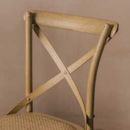 Graham and Green Winslet Cross Back Dining Chair - thumbnail 2